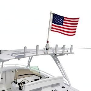 Spearfishing World Boat Flag PVC U.S. Flag 20x30-0
