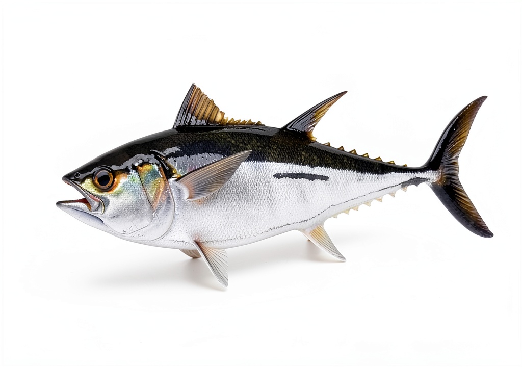 Tuna Novelty Boat flag on a boat cabin