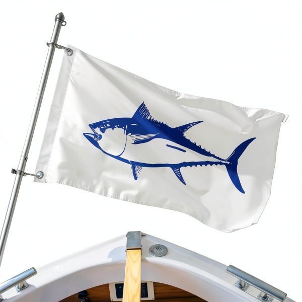 Tuna Novelty Boat Flag Made in USA 100% Nylon-4