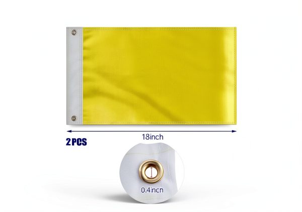 Boyiee Yellow Quarantine Flag for Boaters-2