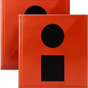 Tudomro PVC Boat Flags Black Orange 3x3 Feet-0