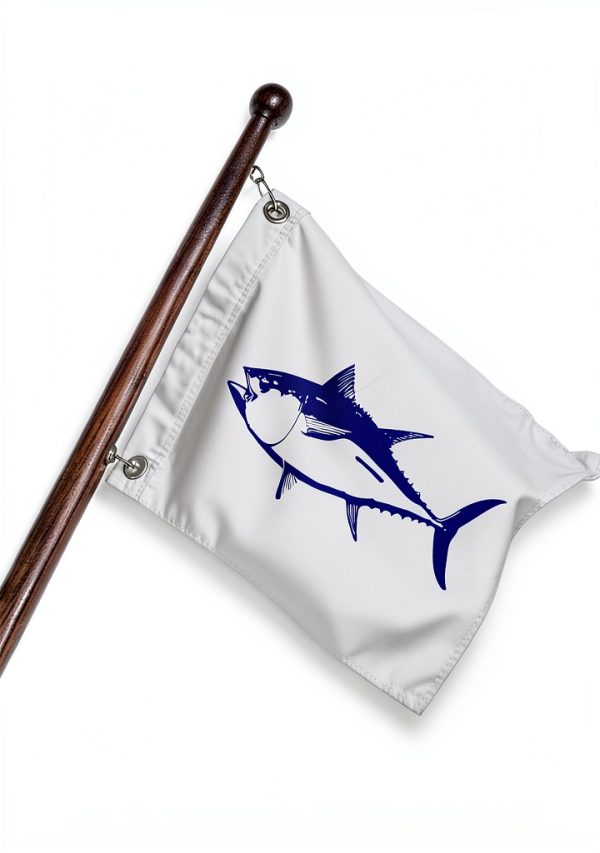 Tuna Novelty Boat Flag Made in USA 100% Nylon-1