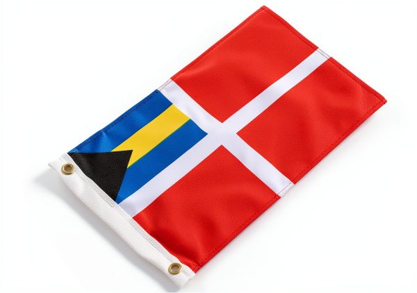 Nylon Boat Flag Seachoice White 18x12-2