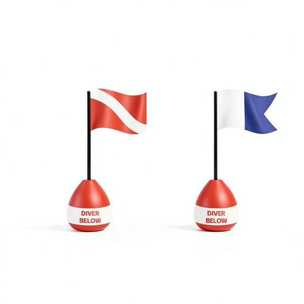 Dawitrly Polyester Dive Flag for Snorkeling Diving-4