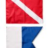 Dawitrly Polyester Dive Flag for Snorkeling Diving-0