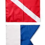 Dawitrly Polyester Dive Flag for Snorkeling Diving-0