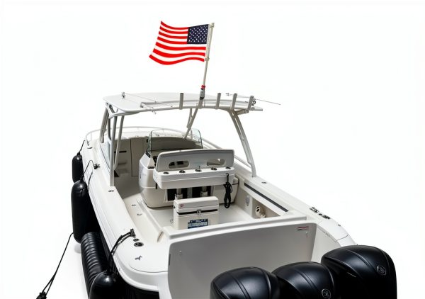 Spearfishing World Boat Flag PVC U.S. Flag 20x30-8