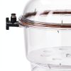Vacuum Desiccator Vituord 250mm Clear Chamber with Double Valves-5