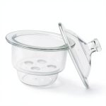 Assured Glass Desiccator SOLUSTRE VDS140 Transparent Vacuum Design-0