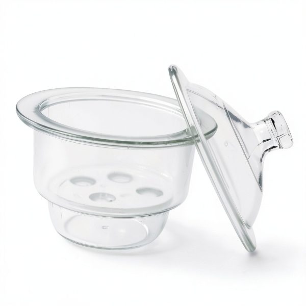 Assured Glass Desiccator SOLUSTRE VDS140 Transparent Vacuum Design-0