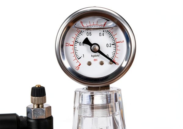 Vacuum Desiccator Vituord 250mm Clear Chamber with Double Valves-1