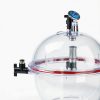 Vacuum Desiccator Vituord 250mm Clear Chamber with Double Valves-2